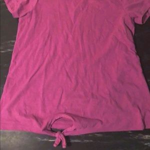 cute pink tie t-shirt